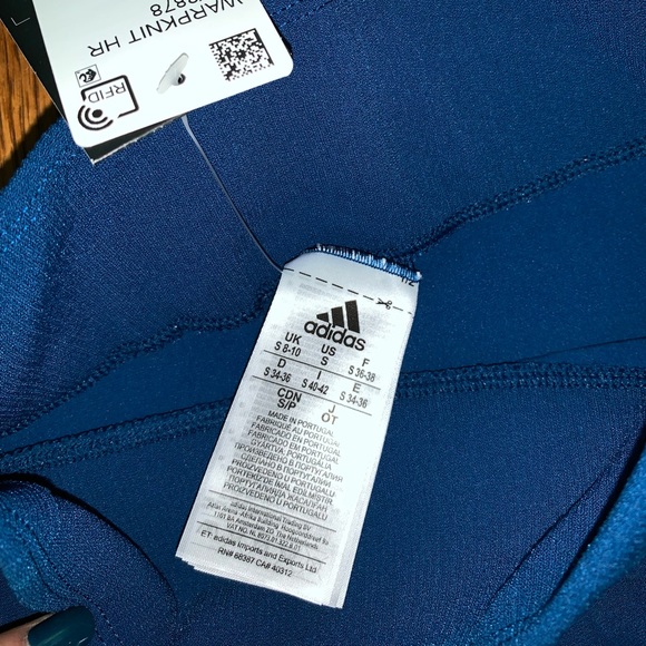 Adidas Blue Warpknit Tights - Picture 7 of 8